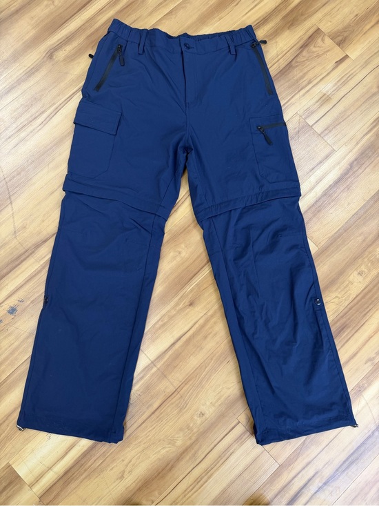 Pants - 103: Women’s Navy Zip-Off Cargo Joggers - Size 16